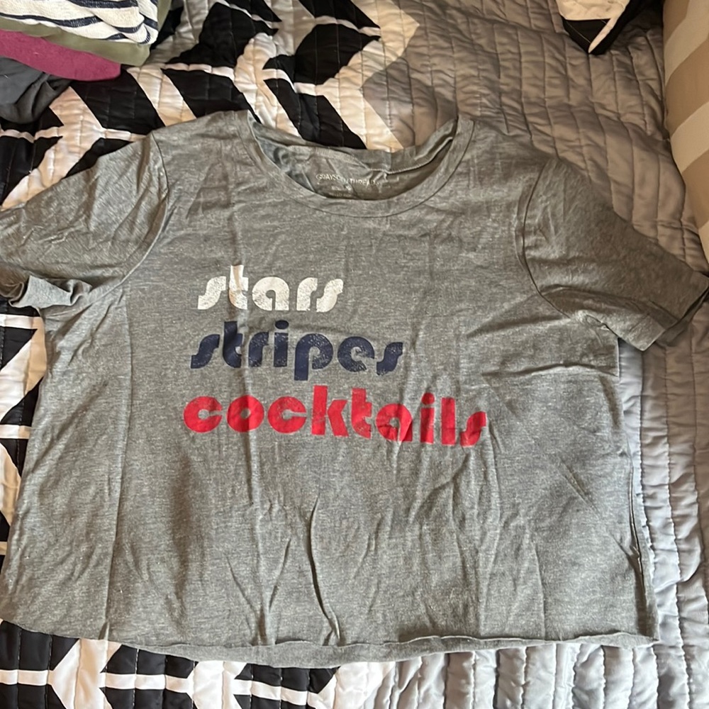 New without tags cropped tee